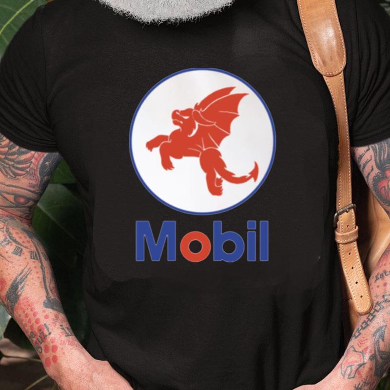 Mobil Red Dragon Parody New Logo Unisex Shirts