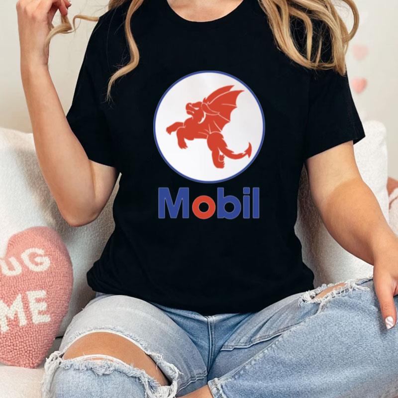 Mobil Red Dragon Parody New Logo Unisex Shirts