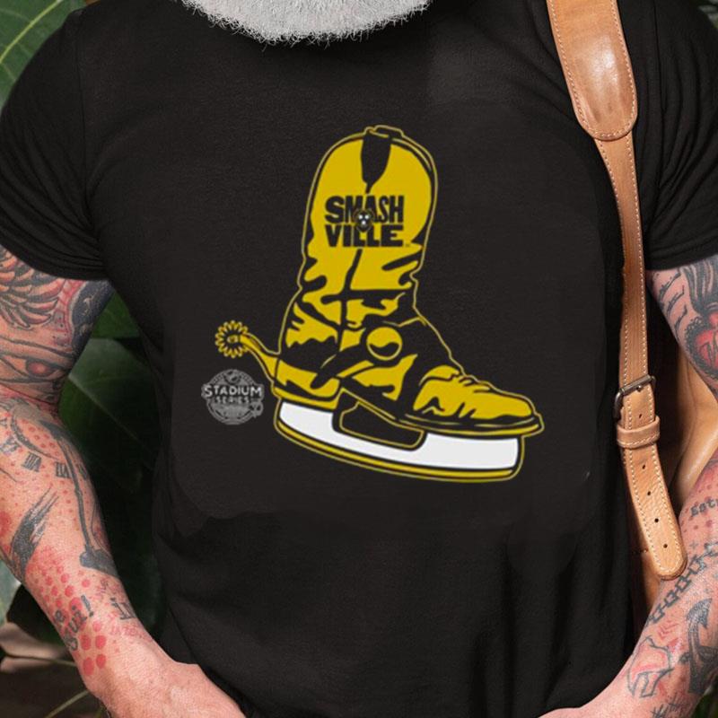 Nashville Predators Stadium Series Ls Skate Boot Unisex Shirts