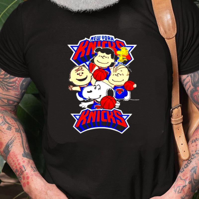 New York Knicks Snoopy Dog Friends Unisex Shirts