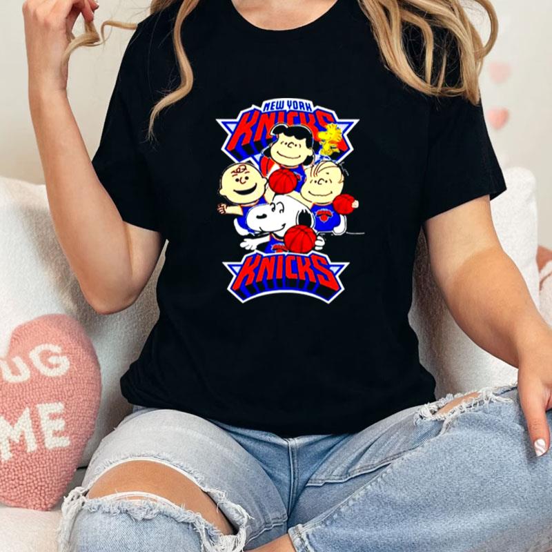 New York Knicks Snoopy Dog Friends Unisex Shirts