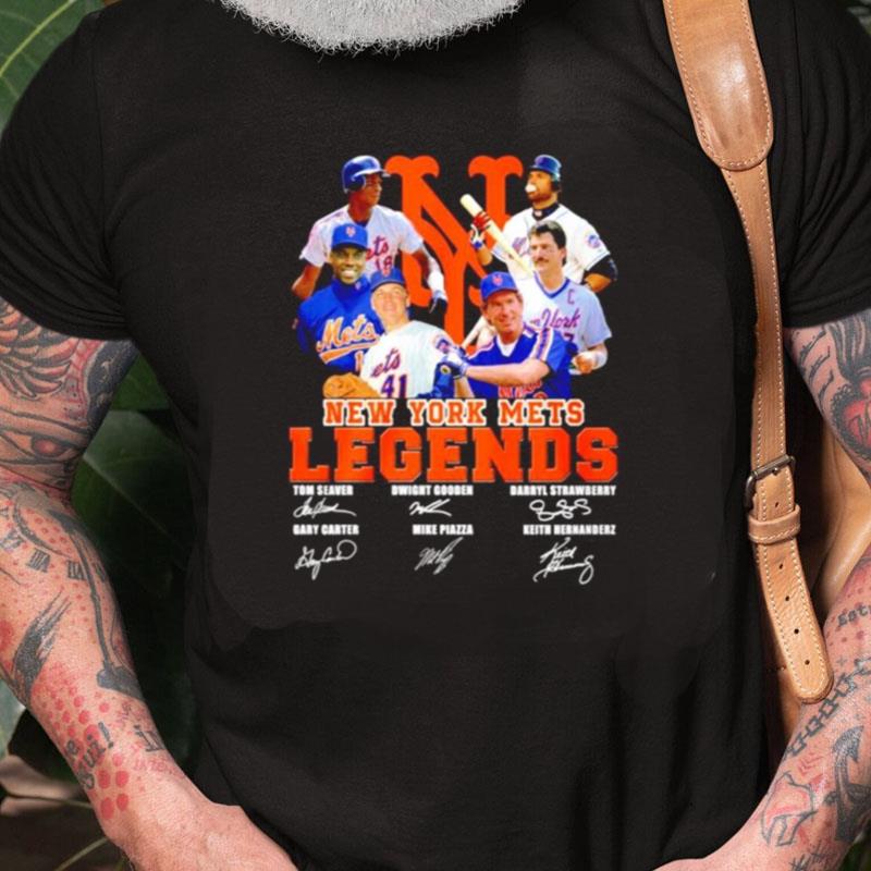 New York Mets Legends Signature Unisex Shirts