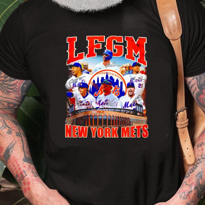 New York Mets Lfgm Signature Unisex Shirts