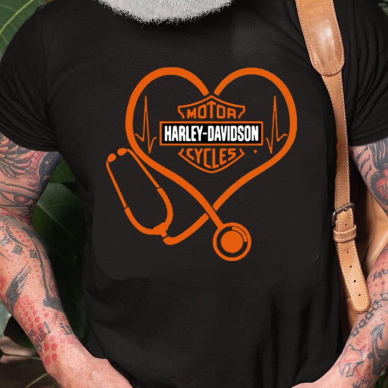 Nurse Stethoscope Motor Harley Davidson Unisex Shirts