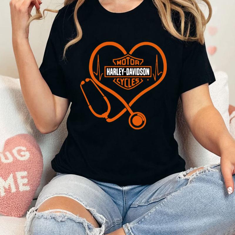 Nurse Stethoscope Motor Harley Davidson Unisex Shirts