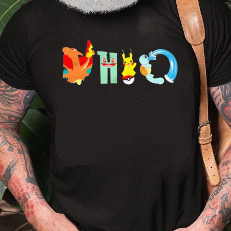 Ohio Charizard Pokemon Unisex Shirts