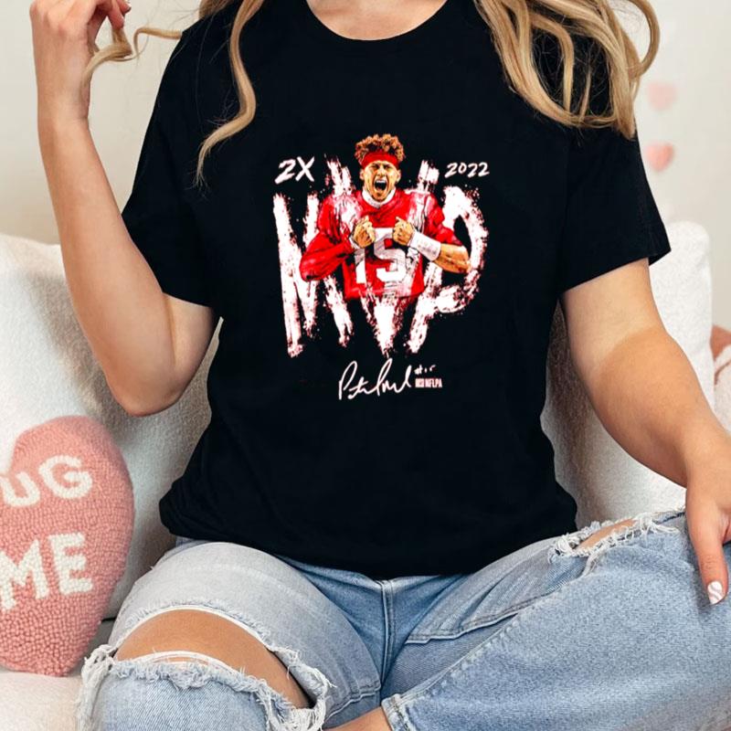 Patrick Mahomes Ii Kansas City 2X Mvp Signature Unisex Shirts