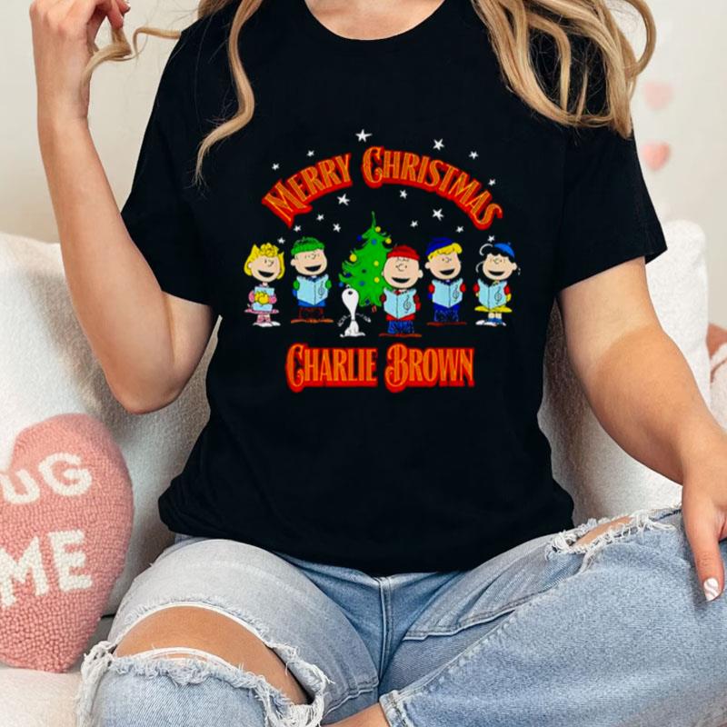 Peanuts Holiday Charlie Brown Merry Christmas Unisex Shirts