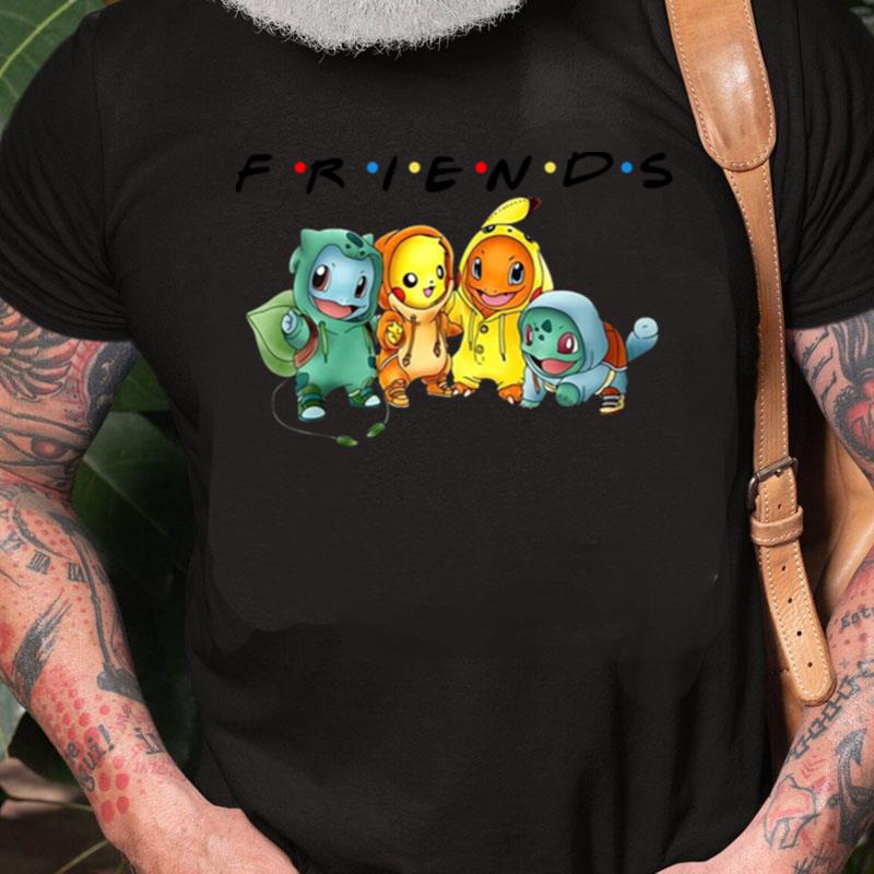 Pokemon Friends Tv Show Unisex Shirts