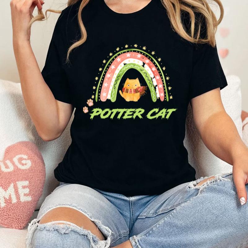 Potter Cats Cute Harry Pawter Kitten Gift For Cat Lovers Classic Unisex Shirts