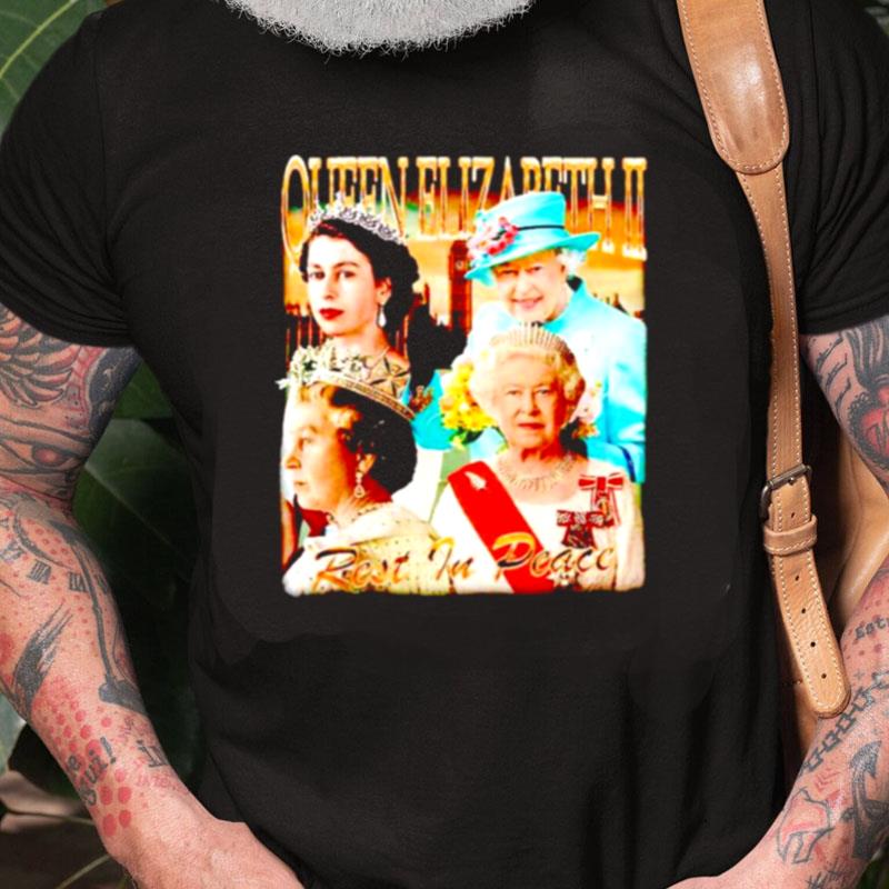 Rip Queen Elizabeth Rest In Peace Majesty The Queen Unisex Shirts