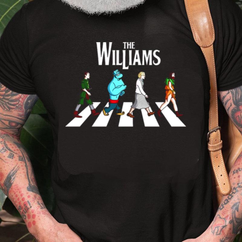 Robin Williams Genie Funny Walking The Williams Abbey Road Unisex Shirts