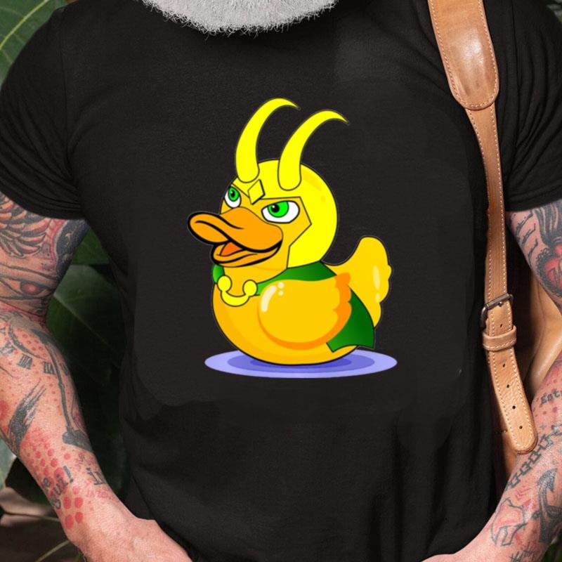 Rubber Duck Loki Tom Hiddleston Marvel Unisex Shirts