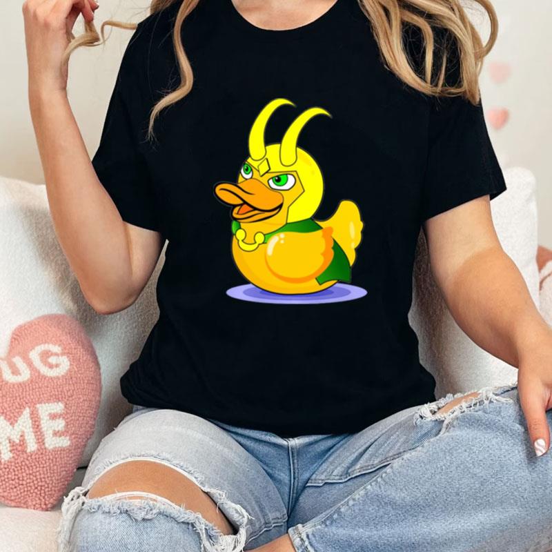 Rubber Duck Loki Tom Hiddleston Marvel Unisex Shirts