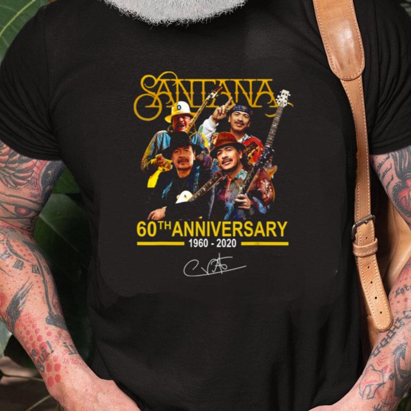 Santana 60Th Thank You For The Memories Santana 60Th Anniversary Unisex Shirts