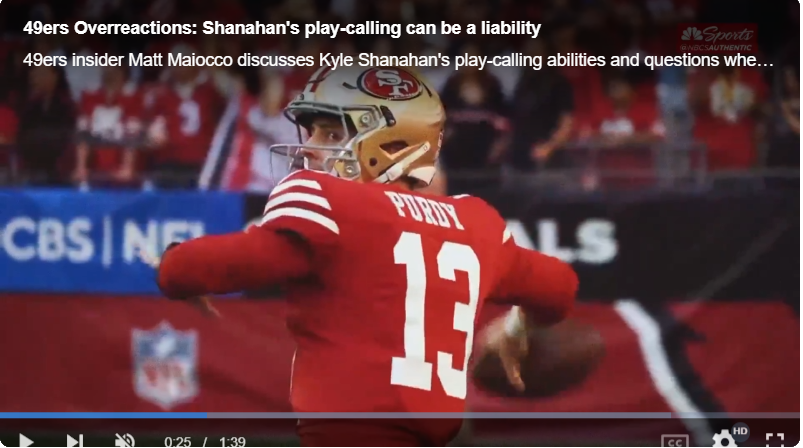 Assessing 49ers Overreactions: Evaluating Shanahan's Play-Calling and Defensive Challenges