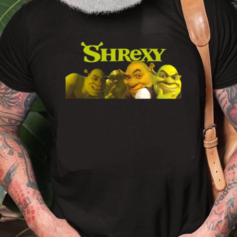 Shrexy Green Design Shrek Unisex Shirts