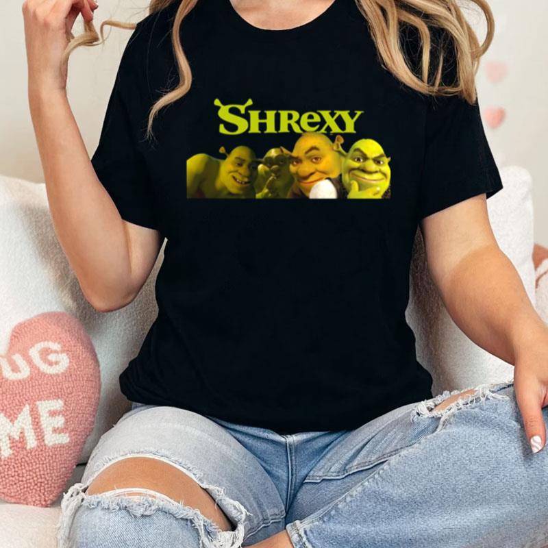 Shrexy Green Design Shrek Unisex Shirts