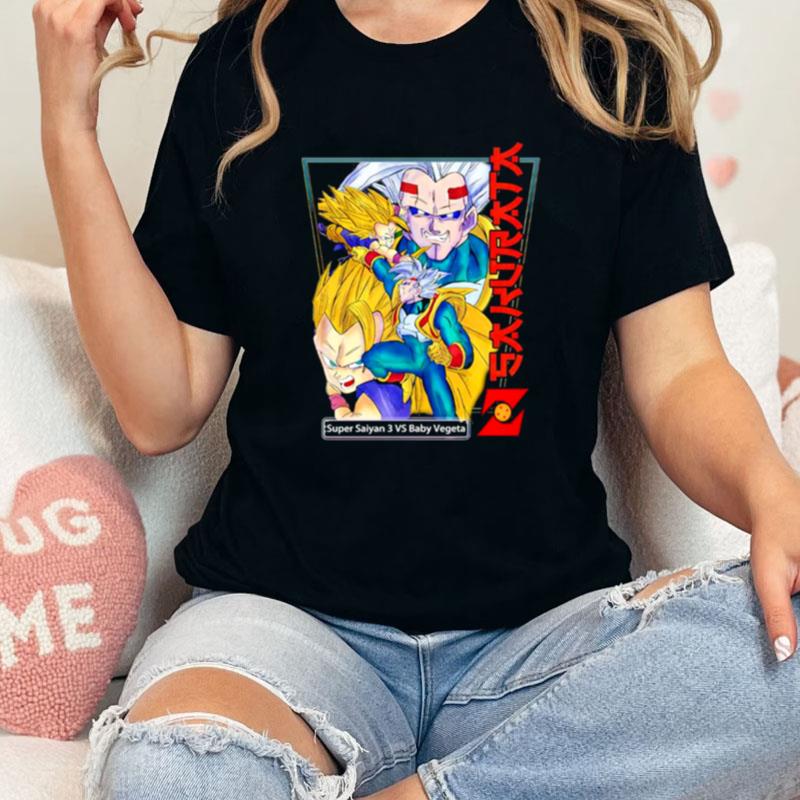 Super Saiyan 3 Vs Baby Vegeta Unisex Shirts