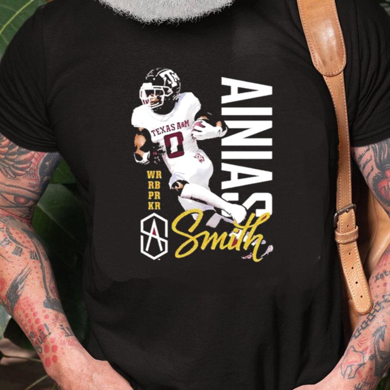 Texas A&M Ainias Smith Photo Pose Comfor Unisex Shirts