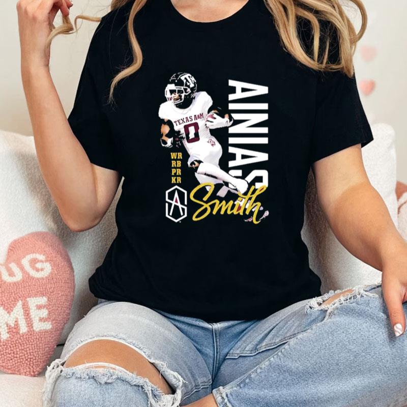 Texas A&M Ainias Smith Photo Pose Comfor Unisex Shirts