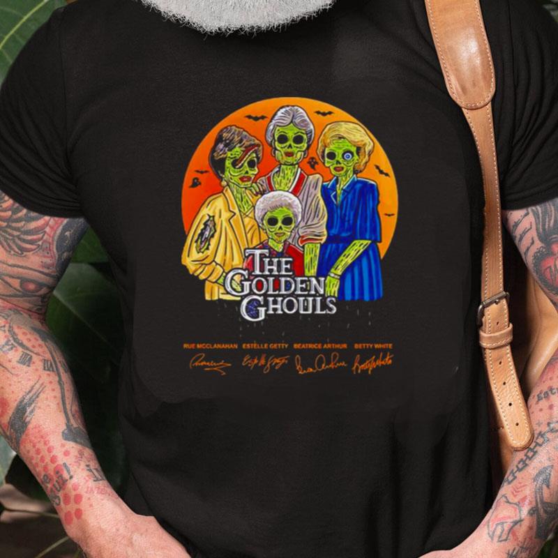 The Golden Ghouls Golden Girls Halloween Signatures Unisex Shirts