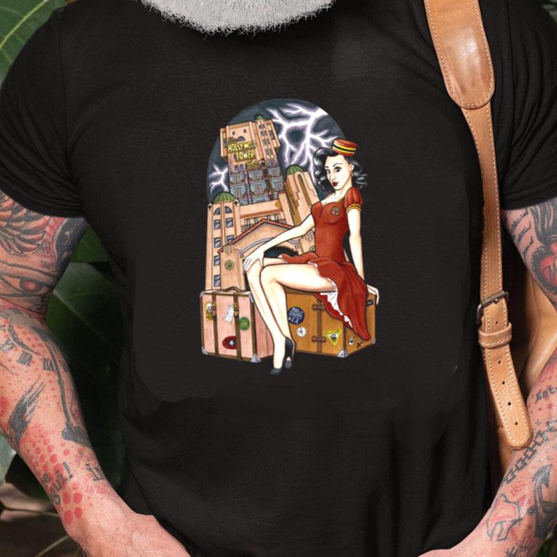 Tower Of Terror Pinup Disneyland Halloween Unisex Shirts