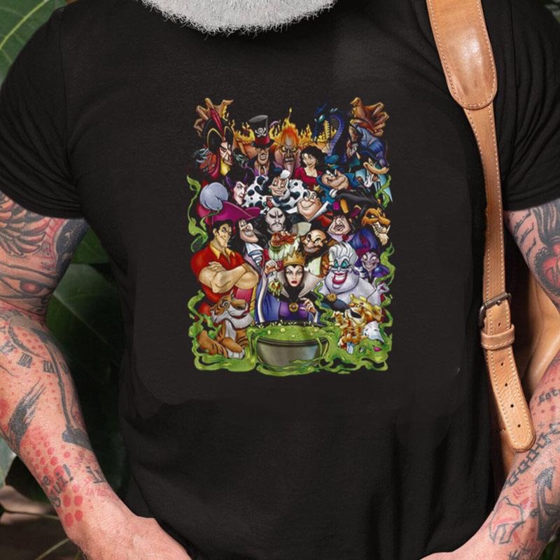 Villain Group Ringer Villain Disney And Pixar Holiday Unisex Shirts