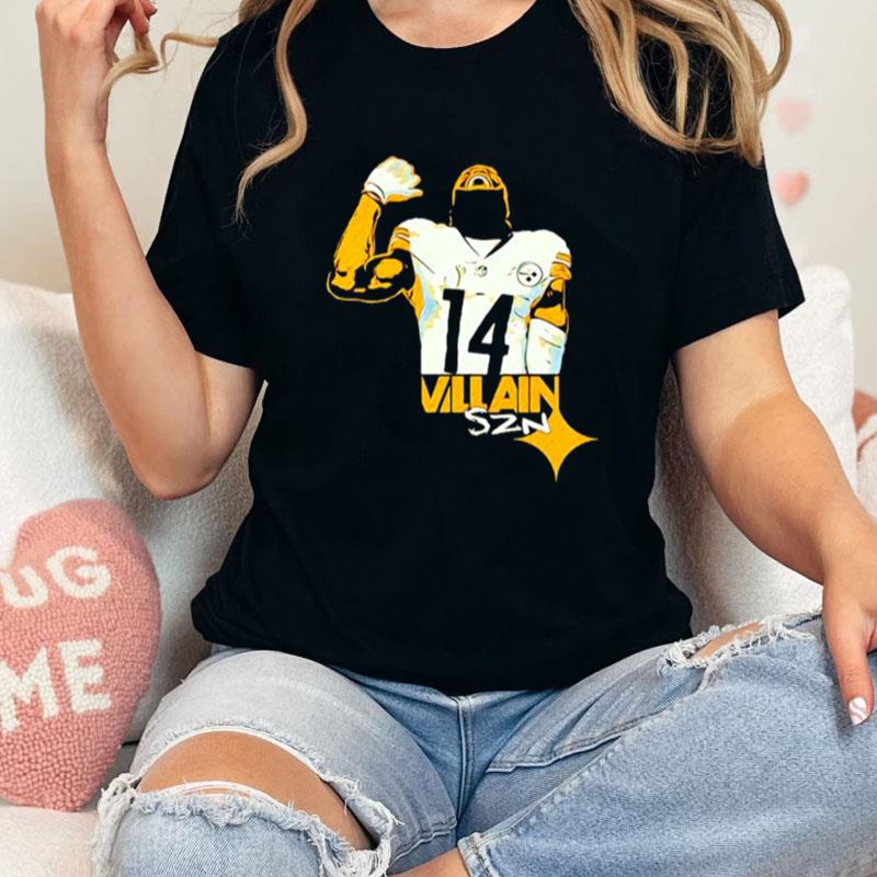 Villain Szn George Pickens Pittsburgh Steelers Unisex Shirts