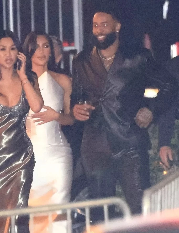 Kim Kardashian Steps Out with Football Star Odell Beckham Jr.