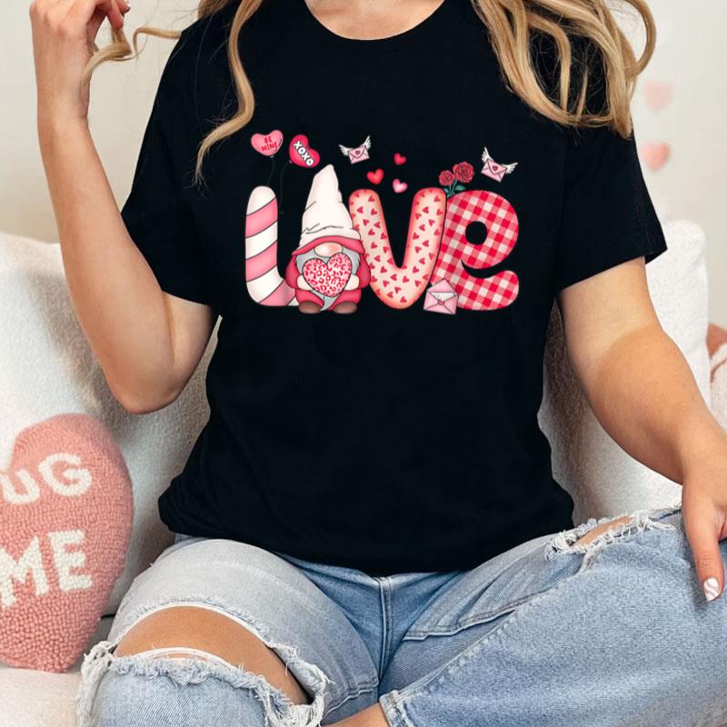 Amazing Valentine Love Gnome Unisex Shirts