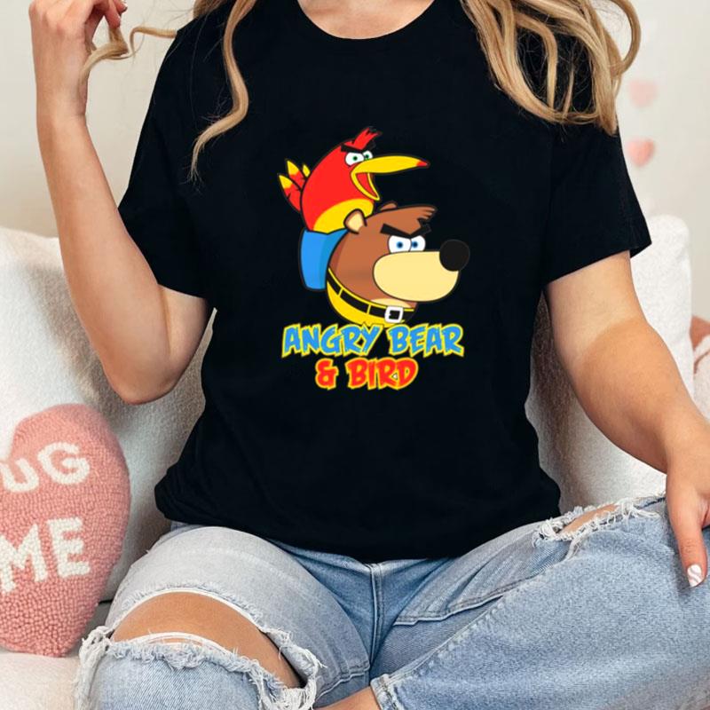 Angry Bear & Bird Parody Banjo & Kazooie Unisex Shirts