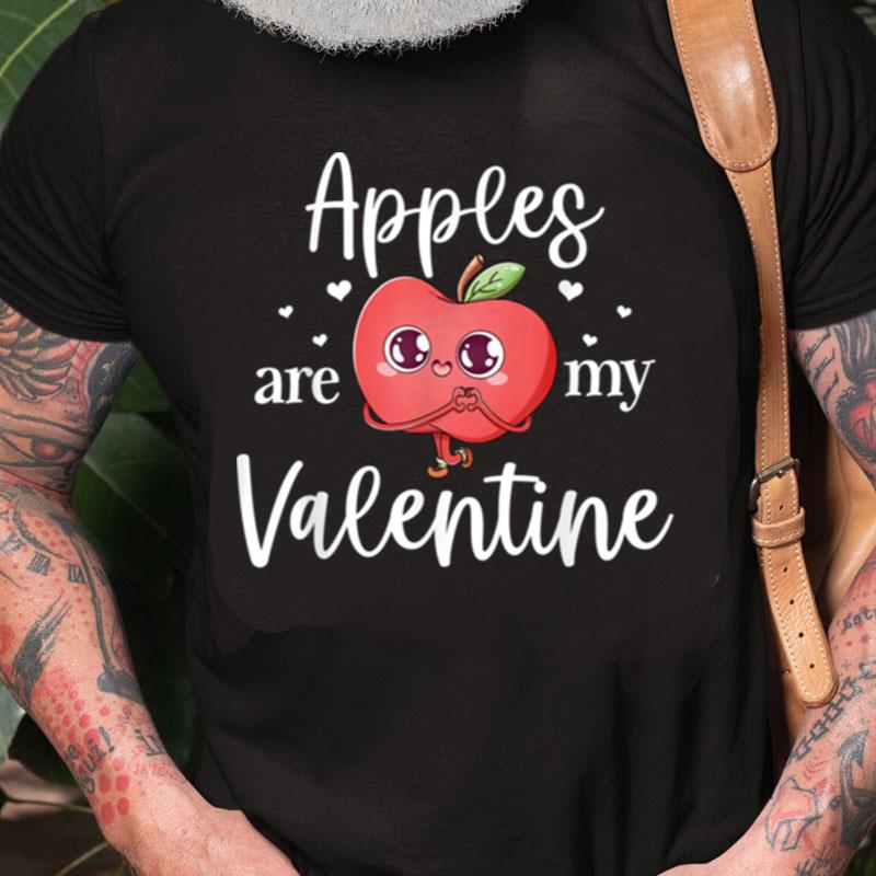 Apple Valentines Day Design For Couple Cute Apple Lover Unisex Shirts