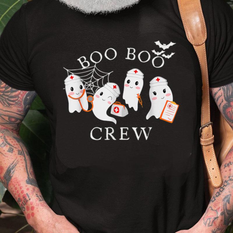 Boo Boo Crew Funny Nurse Halloween Cute Ghost Costume Unisex Shirts