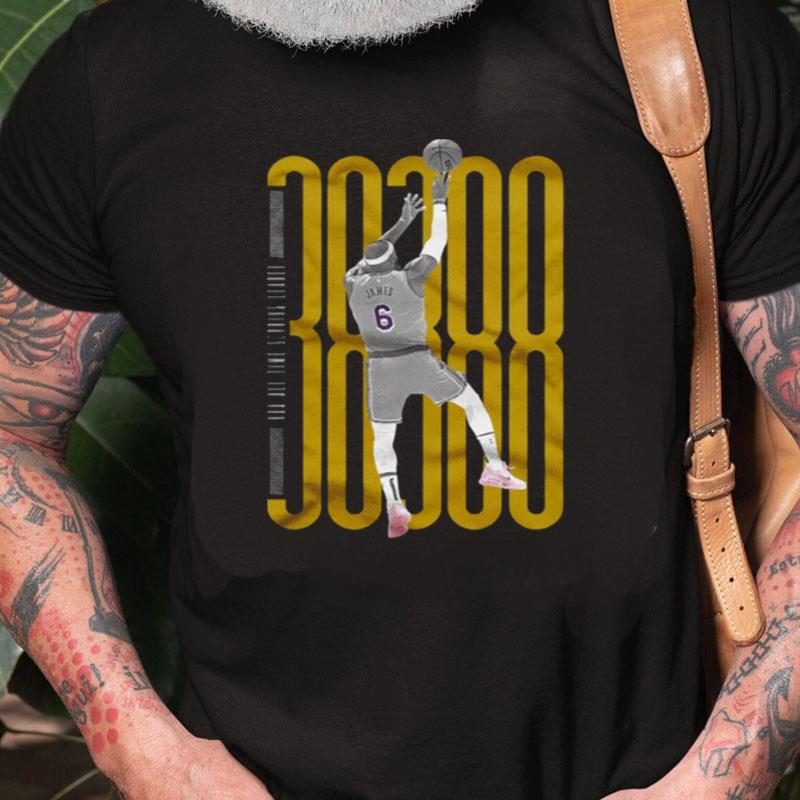 Celebrate Lebron's Historic Milestone With The All Time Points Leader Lebron James Unisex Shirts