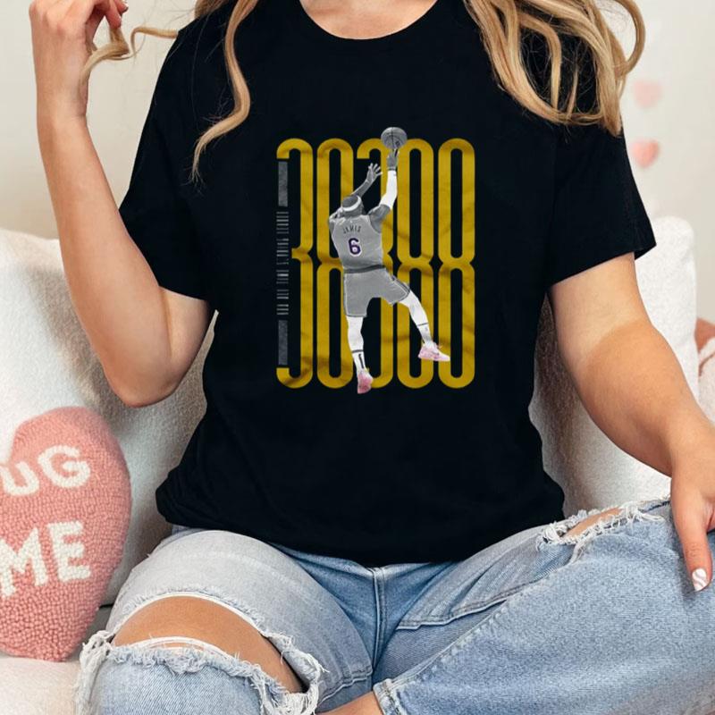 Celebrate Lebron's Historic Milestone With The All Time Points Leader Lebron James Unisex Shirts