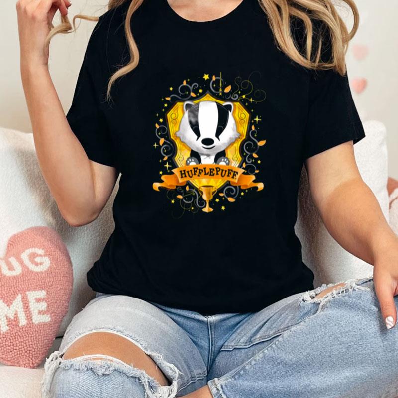 Charming Hufflepuff Crest Hp Potter Unisex Shirts