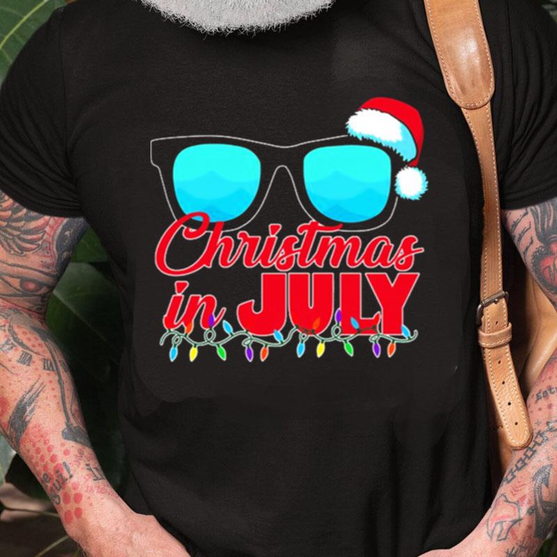 Christmas In July Santa Shades Unisex Shirts