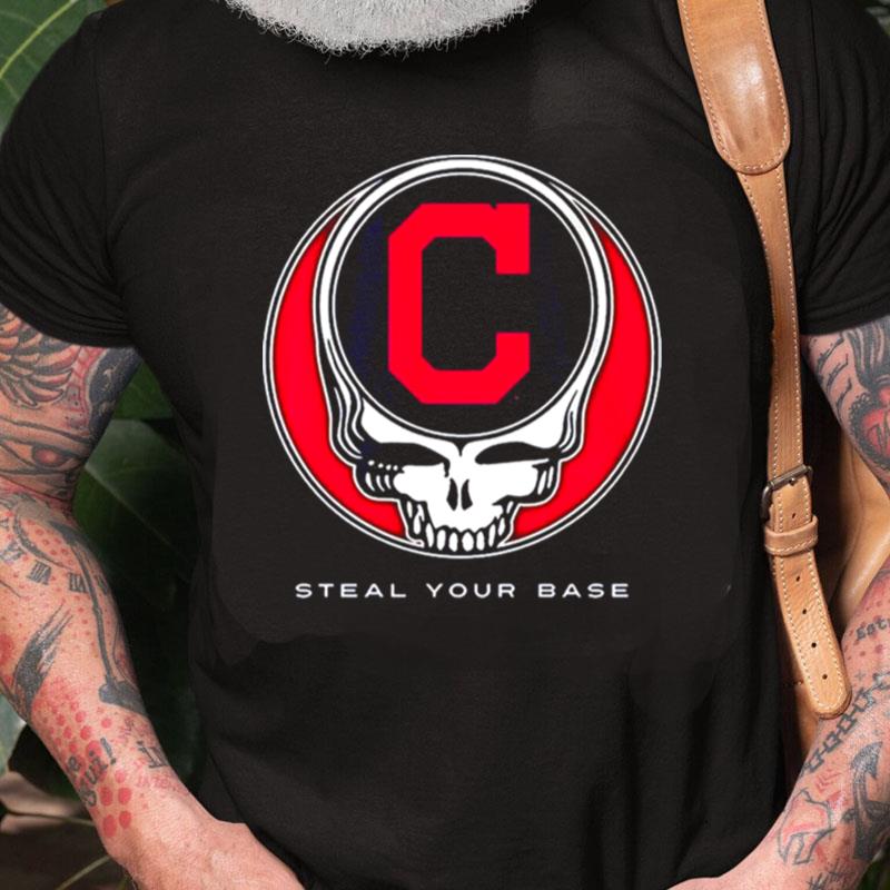 Cleveland Indians Grateful Dead Steal Your Base Unisex Shirts