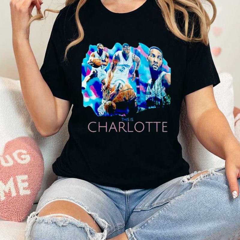 Clt Hornets Vintage Mural Unisex Shirts