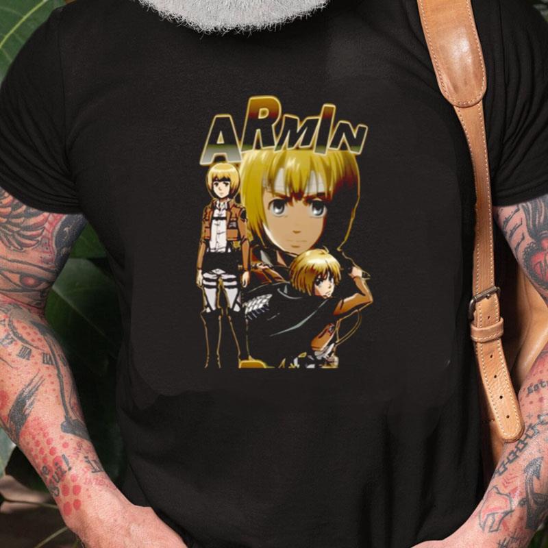 Collage Design Armin Arlert Attack On Titan Movie Unisex Shirts