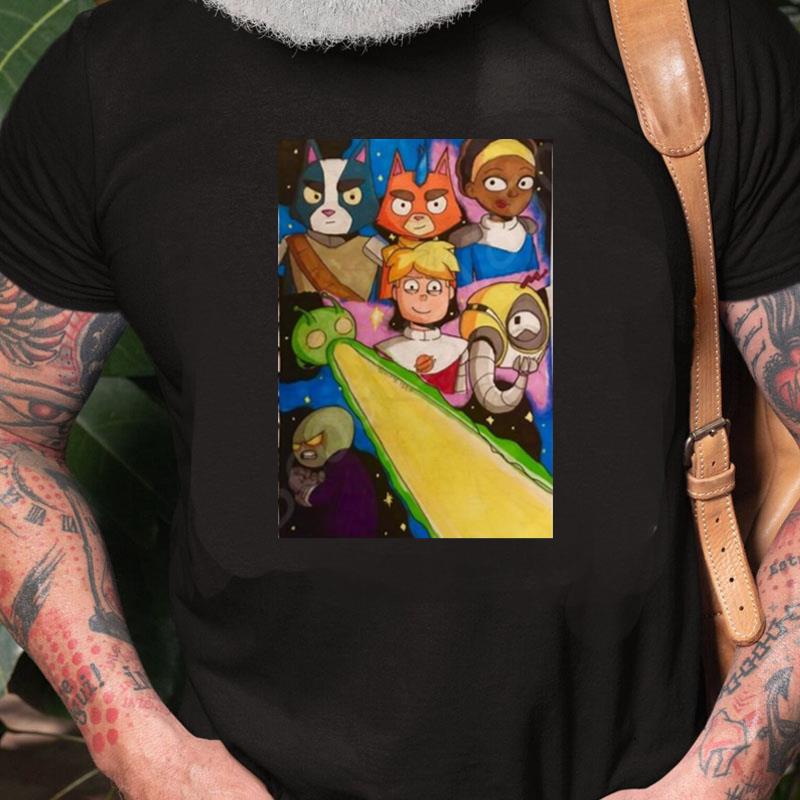 Colored Fanart Final Space Unisex Shirts