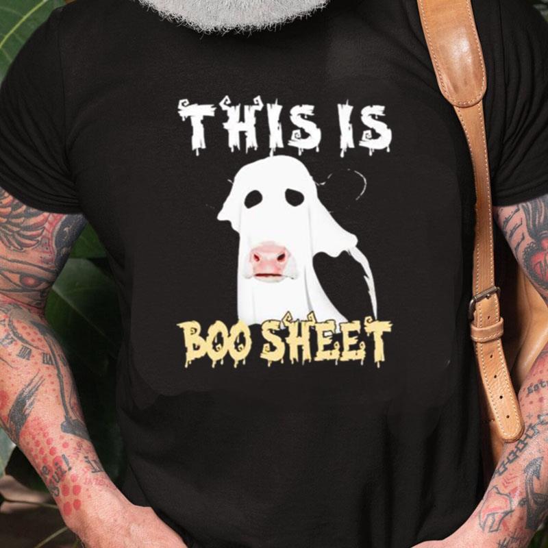 Cow Halloween This Is Boo Shee Unisex Shirts