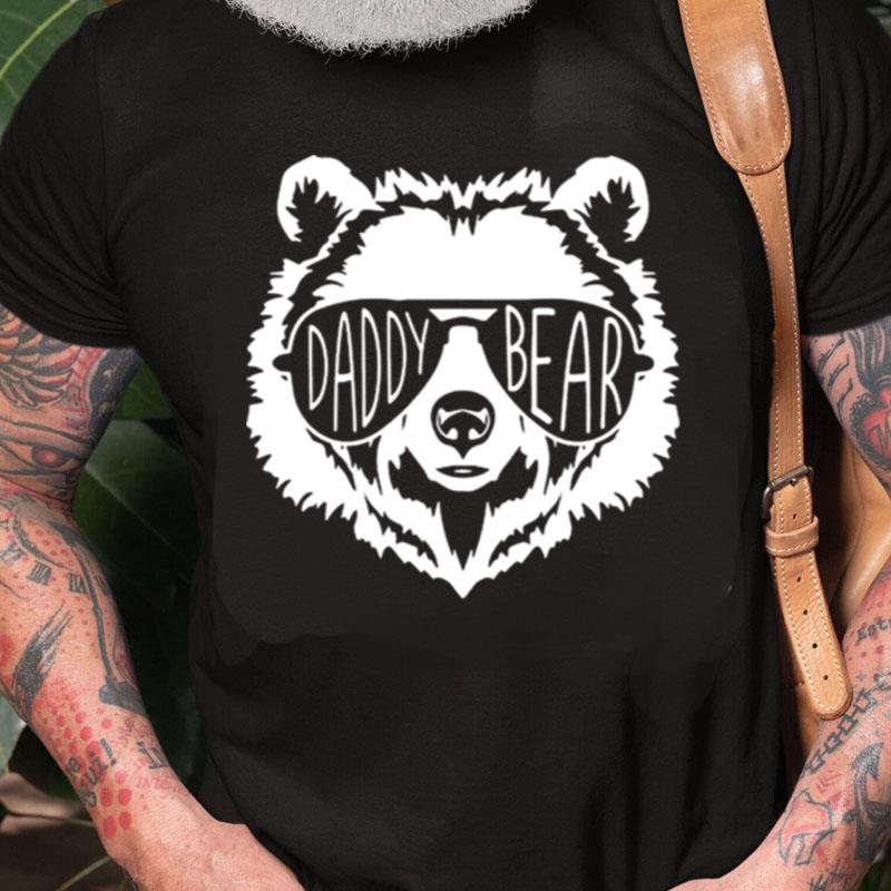 Daddy Bear Face With Sunglasses Cool Unisex Shirts