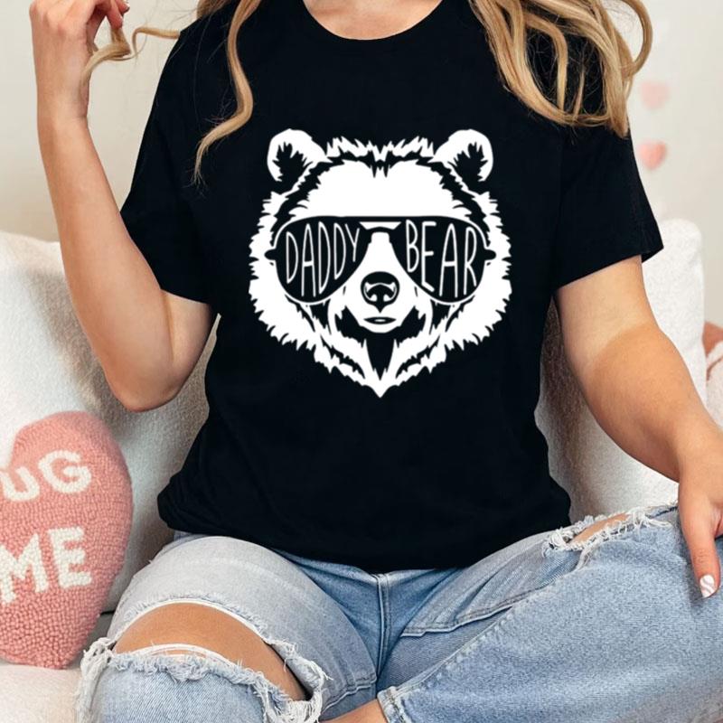 Daddy Bear Face With Sunglasses Cool Unisex Shirts