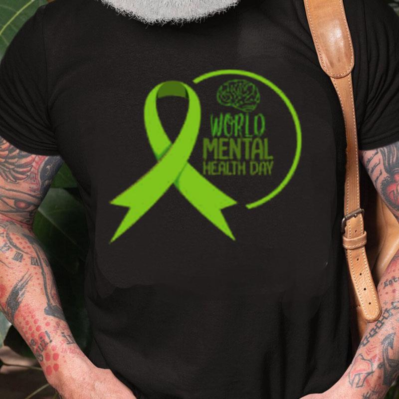 Design World Mental Health Ribbon Unisex Shirts