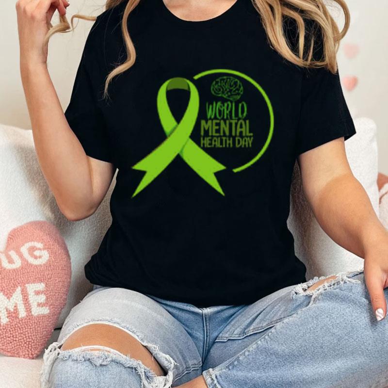 Design World Mental Health Ribbon Unisex Shirts