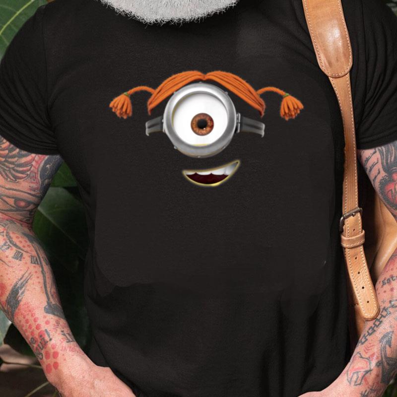 Despicable Me Minions Carl Pigtails Graphic Unisex Shirts