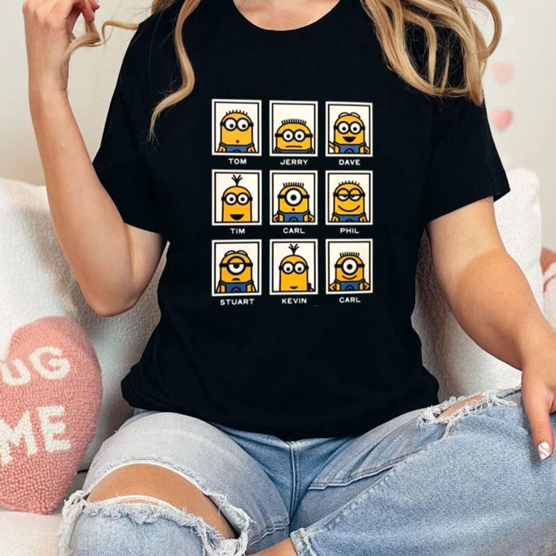 Despicable Me Minions's Name Design Unisex Shirts