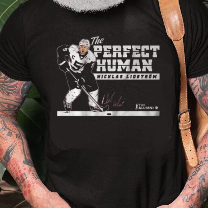 Detroit Red Wings Nicklas Lidström Perfect Human Signature Unisex Shirts